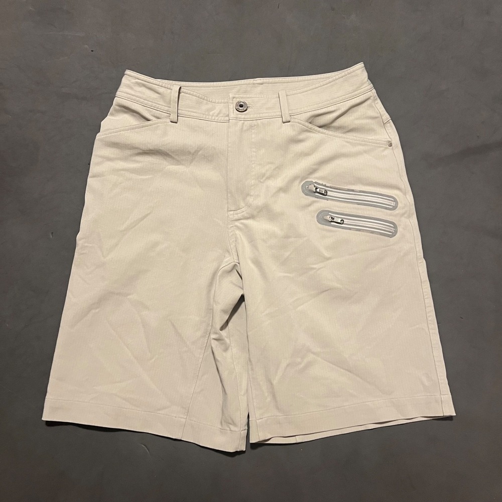 LULULEMON Commute Cadence Cargo Shorts Men's 32 Tan Beige Triple Active‎ Stretch